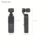 FeiyuTech Pocket 2 Action Camera Gimbal - 4K Handheld Stabilizer with 130° View, Magnetic Body, 4x Zoom, Beauty Effects, USB Rechargeable Battery