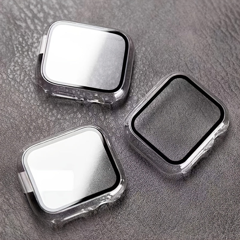 Premium Hard Plastic Screen Protector for Apple Watch Series 8/7/6/5/4/SE - 45/44/42/41/40/38mm Sizes