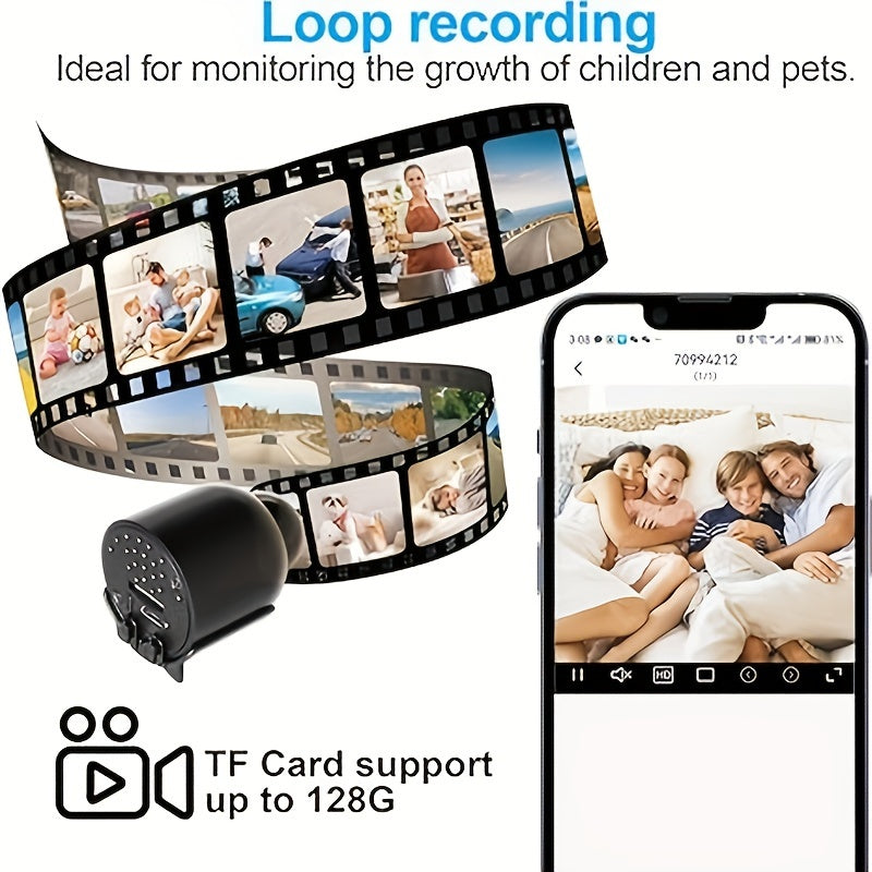 SmartEye Wireless Camera - Remote Monitoring Webcams with Mobile App, Real-Time Video, Motion Detection, Night Vision, and Two-Way Audio - Perfect Housekeeper Assistant for Home Security