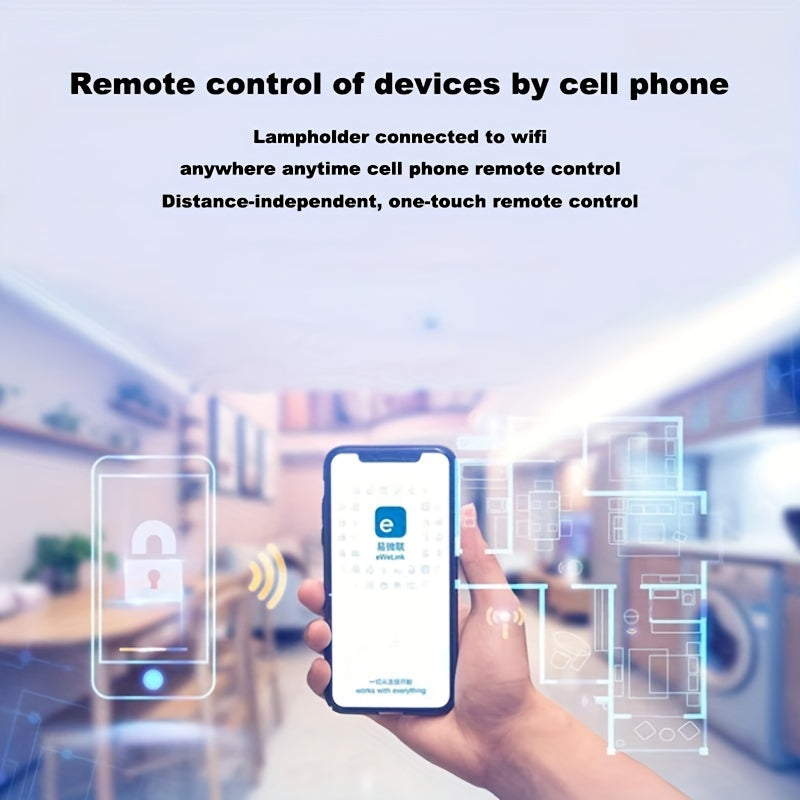 QIACHIP Ewelink WiFi Smart Light Bulb Socket