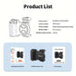 Desiontal Mini Smartphone Handheld Gimbal with Quick Magnetic Mount - Portable Outdoor Photography Selfie Stick Assistant with Detachable Shutter, Remote Shooting Capability, 1/4'' Screw Hole for Tripod Compatibility, Battery-Powered with Button Battery,
