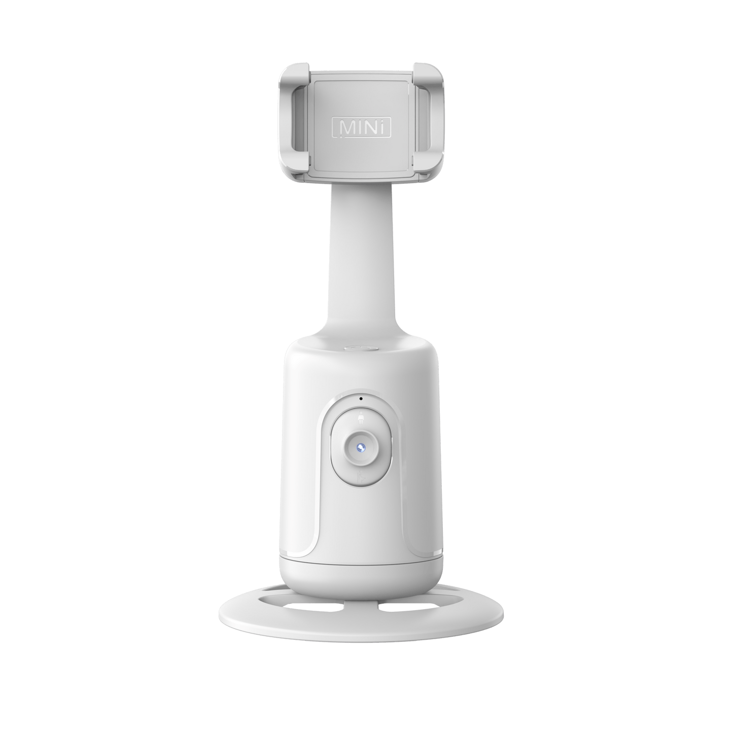 [Popular Choice] 360° Rotating Auto Tracking Phone Holder with Fast Face & Object Tracking - Portable All-in-One Smart Selfie Stick, Tripod for Vlog, Live Streaming - USB Rechargeable, Compatible with Apple, for SamSung & More - Ideal for Photography, Tr
