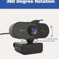 [Popular Choice] 2024 Full HD 1080P Webcam with Microphone, USB Conference and Gaming Camera with Privacy Cover and Stand