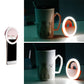 CLEANTRUST Rechargeable LED Ring Light for Selfies and Live Streaming, Portable Circular Flashlight, Dual Power Mode: Battery/USB, Warm White Light, with 40mAh Polymer Lithium Battery, for Smartphones, Cameras, and Makeup