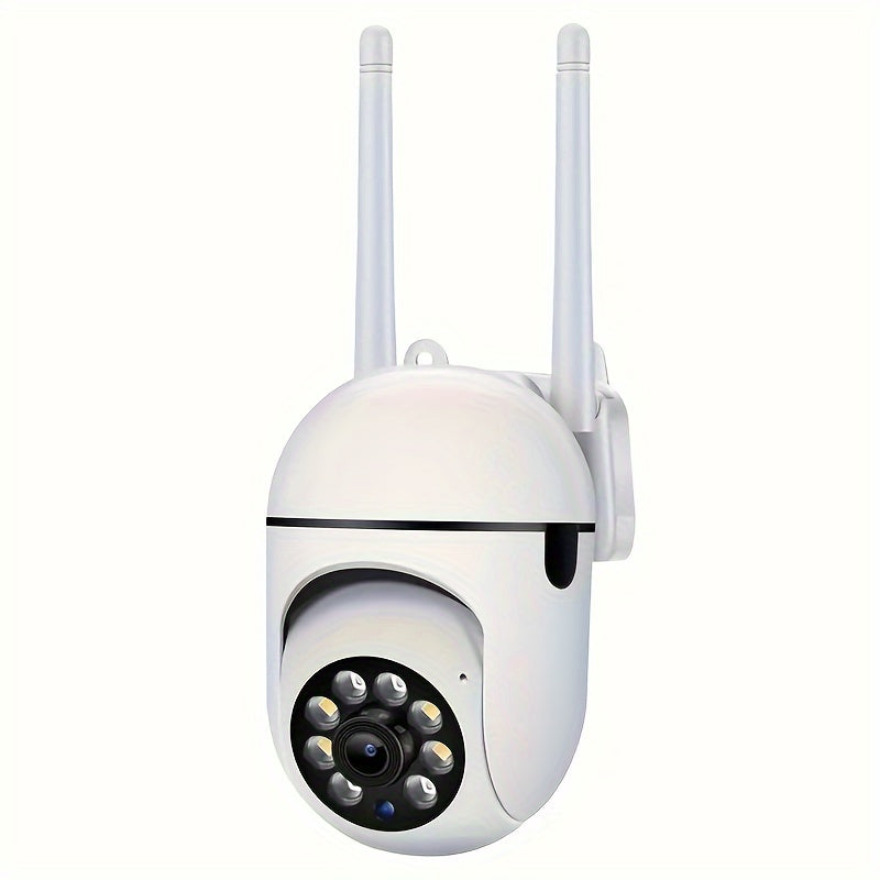 Wireless 1080P HD Security Camera with Color Night Vision, Two-Way Audio, Pan/Tilt/Zoom - WiFi Smart Home & Pet Tracking Camera, Perfect for Christmas & Thanksgiving Gifts