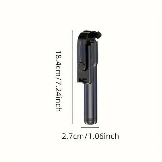 Selfie Pole with Three-legged Stand, Mobile Phone Universal Selfie Artifact 360-degree Rotation, Handheld Anti-shake Gimbal Travel Portable, Wireless Photography Live Shooting Bracket