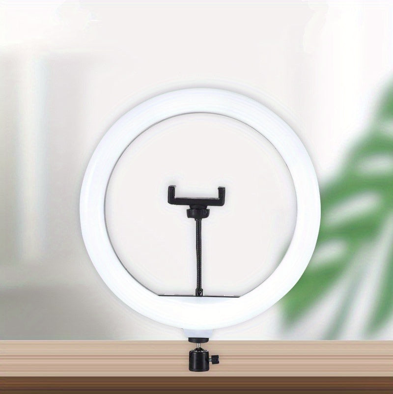 Ringlight 13 Inch Selfie Ringlight With Tripod Stand & Flexible Phone Holder, Dimmable Led Light Stand Gift For Birthday/Easter/President's Day/Boy/Girlfriends