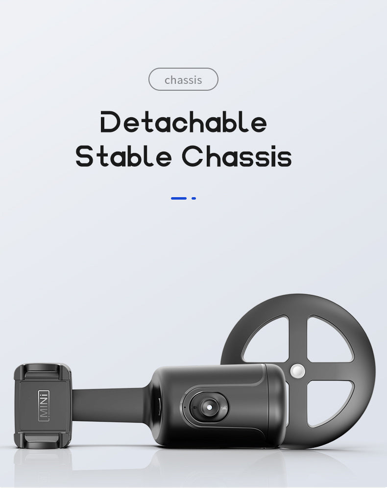 [Popular Choice] 360° Rotating Auto Tracking Phone Holder with Fast Face & Object Tracking - Portable All-in-One Smart Selfie Stick, Tripod for Vlog, Live Streaming - USB Rechargeable, Compatible with Apple, for SamSung & More - Ideal for Photography, Tr