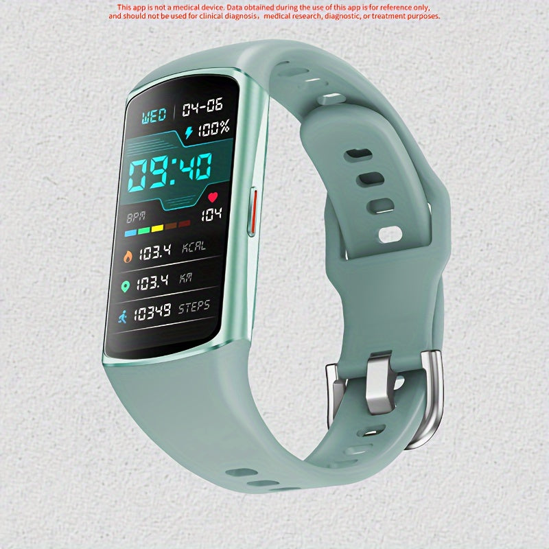 Sports Style Women's Smart Bracelet/Smart Watch - Exquisite and elegant design with sporty elements, HD large screen display, water drinking reminder, customizable dial, sports data tracking and recording, sleep monitoring, weather forecast, stopwatch, H