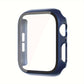 Glass  Case For Apple Watch 8 7 45mm 41mm 44mm 40mm Screen Protector PC Cover Bumper For IWatch Series 3 4 5 SE 6 Accessories