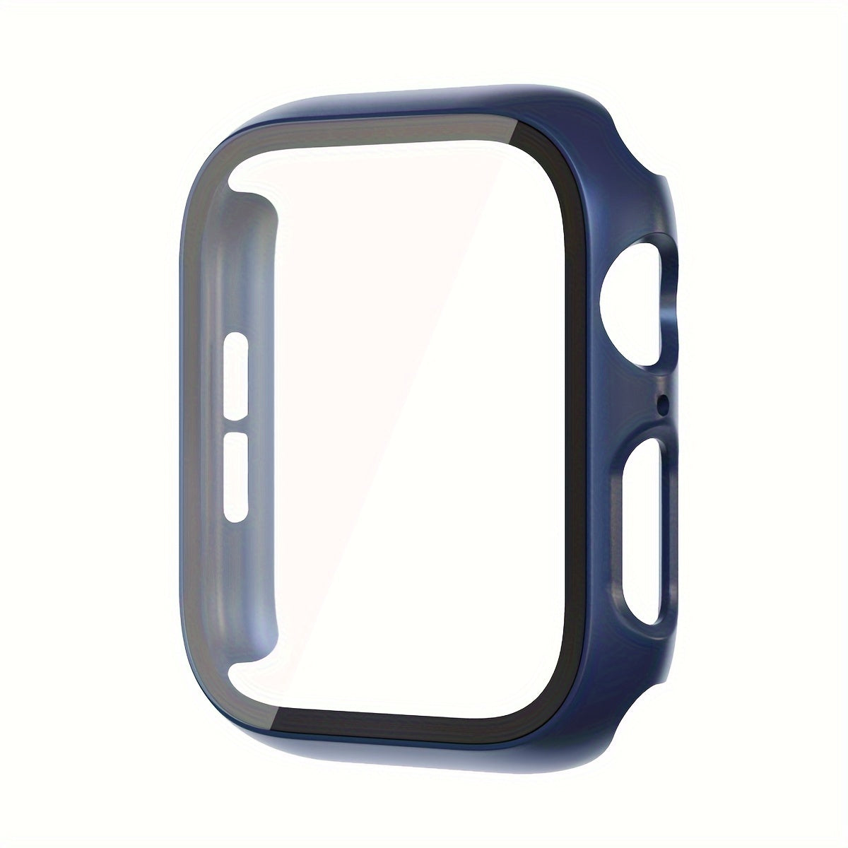 Glass  Case For Apple Watch 8 7 45mm 41mm 44mm 40mm Screen Protector PC Cover Bumper For IWatch Series 3 4 5 SE 6 Accessories