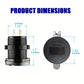 Dual USB Charger Socket - Power Outlet 5V 2.1A 2.1A