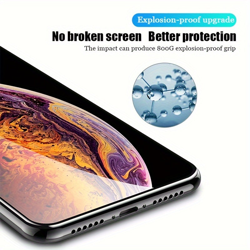 5Pcs Tempered Glass Screen Protectors for iPhone