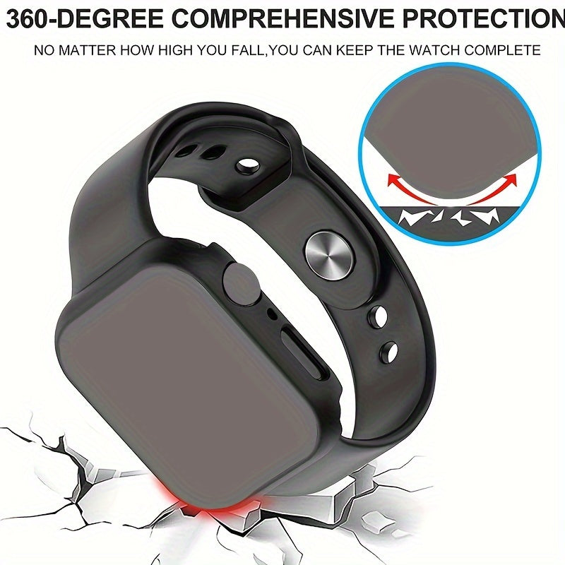 Privacy Protection Case Screen Protector, 26 Degree Touch Sensitive Ultra-Thin Glass Lightweight Cover Bumper For Iwatch Ultra/Series 9/8/7/6/5/4/3/2/SE, 38/40/41MM、42/44/45/49MM