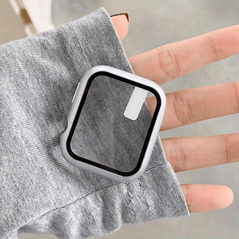 Matte Watch Case For iWatch 45mm 41mm 44mm 40mm 42mm 38mm, Screen Protector For Iwatch SE 8 7 6 5 4 3 2 1