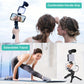 Professional Live Streaming Kit - Handheld Gimbal & Stabilizer with LED Light, Tripod, Microphone, and External Camera Connectors