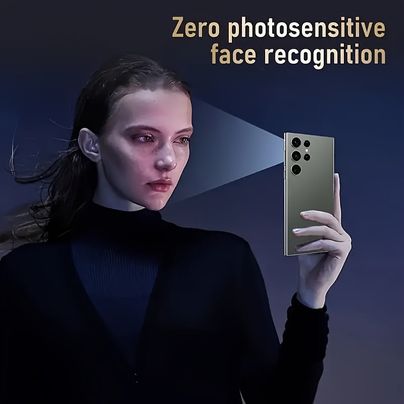 S24 Intelligent Touchscreen Phone, Dual Card Dual Standby, Facial Recognition, 8 256GB, High-definition Camera, 6800mAh - With Stylus, Headphones, Type-C Charging Cable, Phone Case, Screen Protector