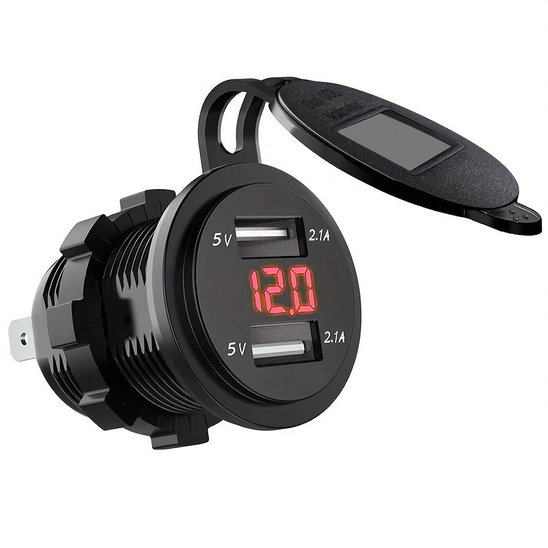 Dual USB Charger Socket - Power Outlet 5V 2.1A 2.1A