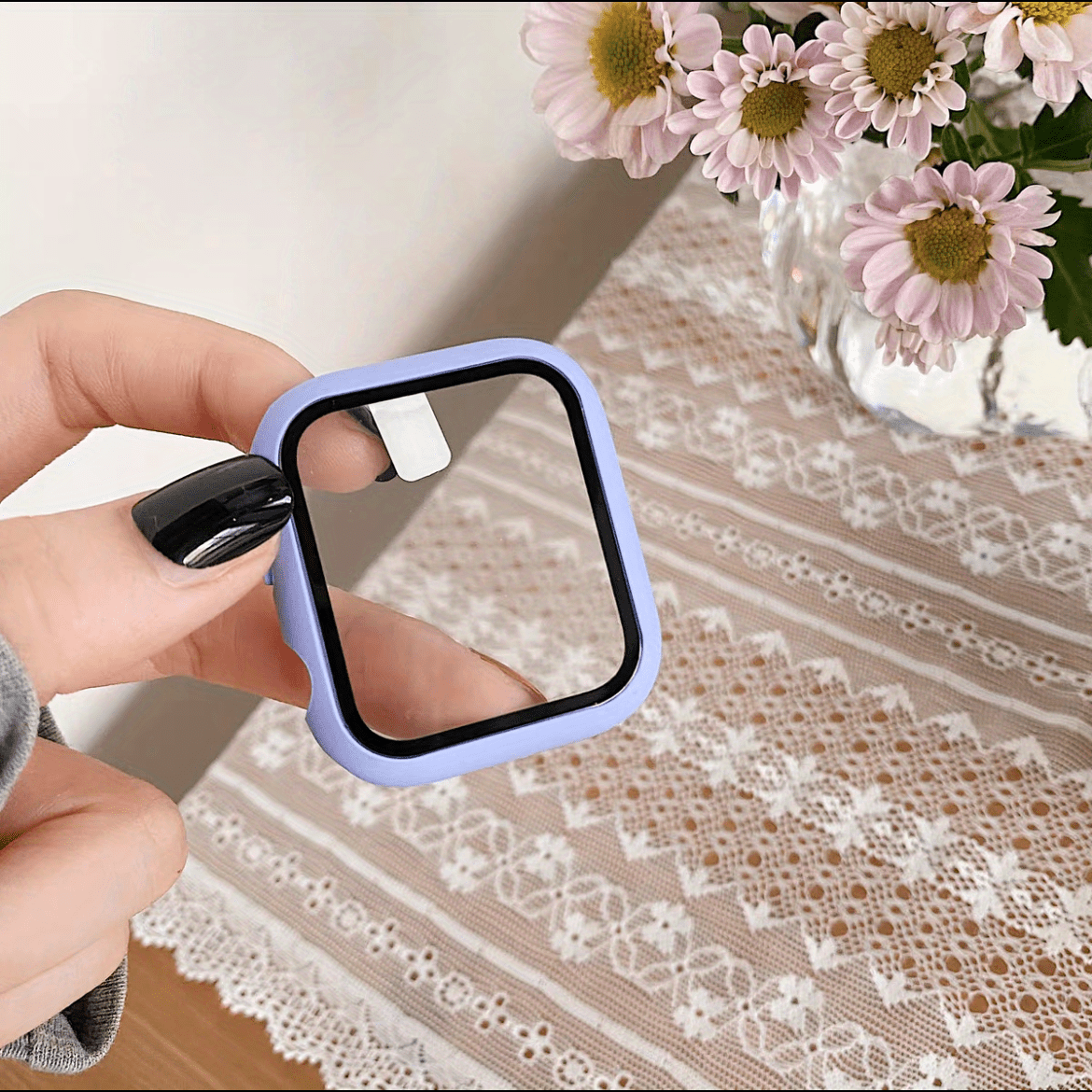 Matte Watch Case For iWatch 45mm 41mm 44mm 40mm 42mm 38mm, Screen Protector For Iwatch SE 8 7 6 5 4 3 2 1