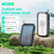 Solar Charger 10000mAh, Solar Power Bank, USB C Quick Charge Wireless Portable Charger With LED Flashlight For IPhone, Android And Outdoor Camping