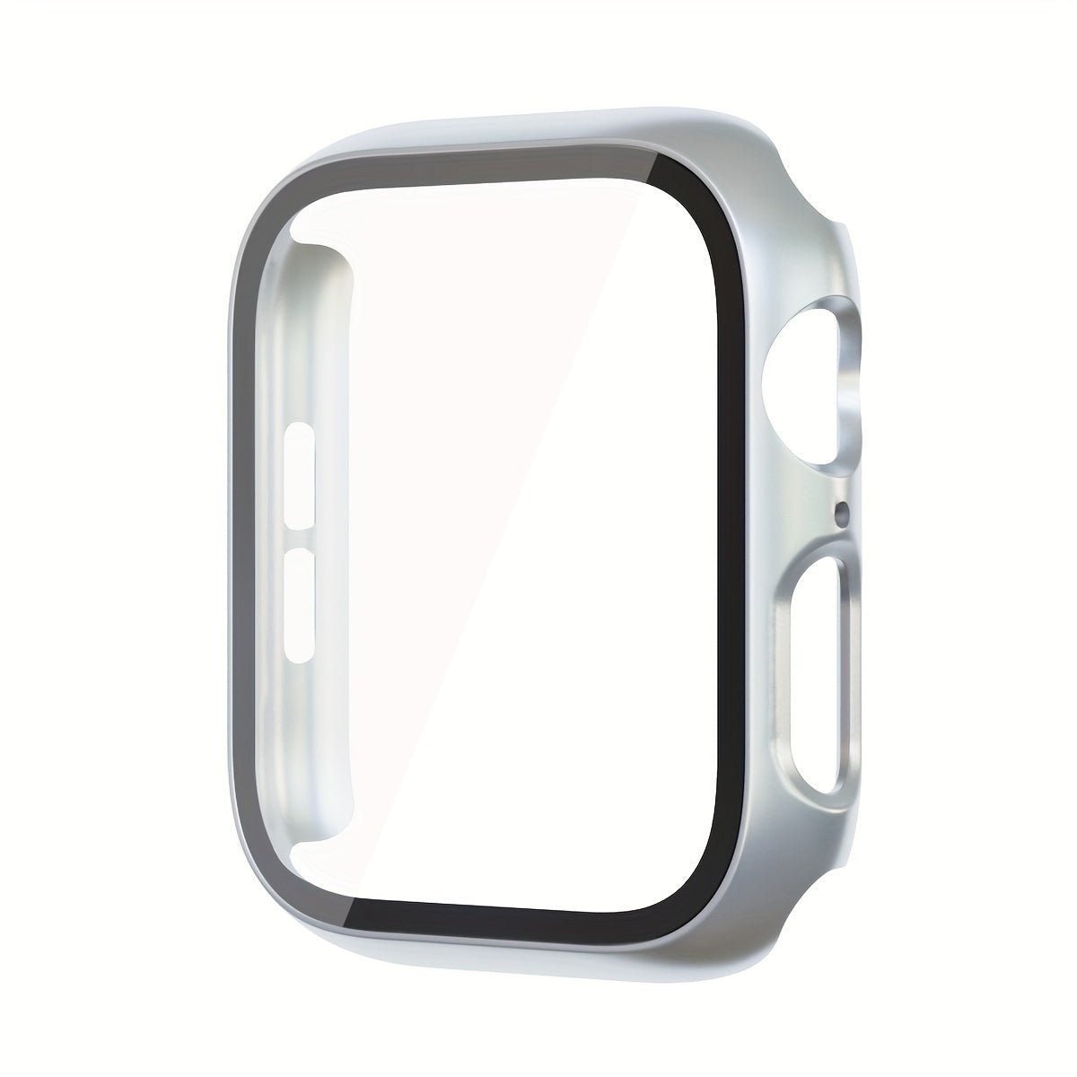 Glass  Case For Apple Watch 8 7 45mm 41mm 44mm 40mm Screen Protector PC Cover Bumper For IWatch Series 3 4 5 SE 6 Accessories