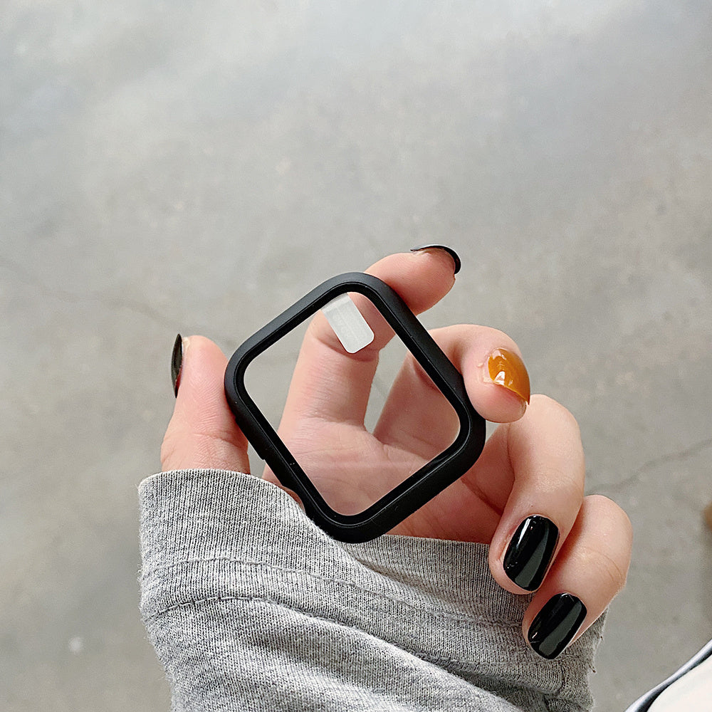 Premium Hard Plastic Screen Protector for Apple Watch Series 8/7/6/5/4/SE - 45/44/42/41/40/38mm Sizes