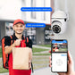 Wireless 1080P HD Security Camera with Color Night Vision, Two-Way Audio, Pan/Tilt/Zoom - WiFi Smart Home & Pet Tracking Camera, Perfect for Christmas & Thanksgiving Gifts