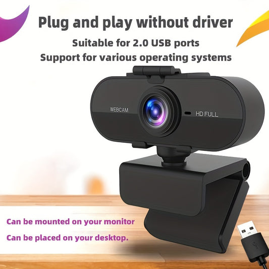 Upgraded Full HD 1080P Webcam