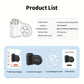 Desiontal Mini Smartphone Handheld Gimbal with Quick Magnetic Mount - Portable Outdoor Photography Selfie Stick Assistant with Detachable Shutter, Remote Shooting Capability, 1/4'' Screw Hole for Tripod Compatibility, Battery-Powered with Button Battery,