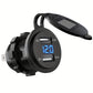 Dual USB Charger Socket - Power Outlet 5V 2.1A 2.1A