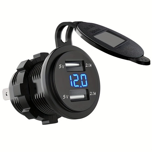 Dual USB Charger Socket - Power Outlet 5V 2.1A 2.1A