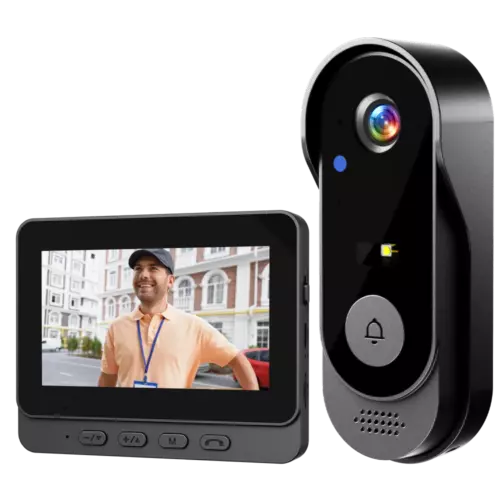 Wireless Security Smart Doorbell Intercom Two-Way Video Camera Bell Chime 1080P