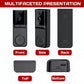 Wireless Security Smart Doorbell Intercom Two-Way Video Camera Bell Chime 1080P